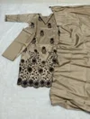 Bs 146 Art Silk With Embroidery Work Kurti With Pant Dupatta Wholesale In India